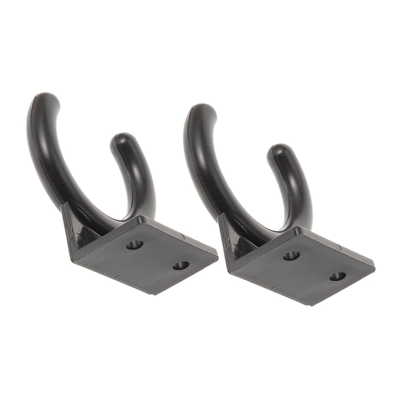 Yardwe 2pcs Wall Mount Microphone Holder Universal Mic Stand for Karaoke Home Hotel