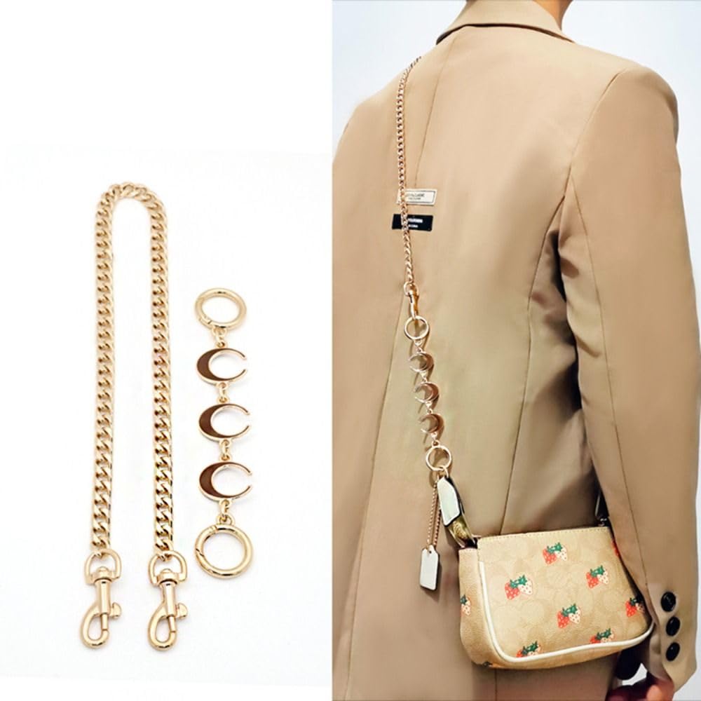 Cadenas para Bolsos Extensor de Bolsos, Cadena de extensión for Bolso DIY, Accesorios for Bolso, Cinturones, Bolso, Mango de Repuesto Cadena para Bolso(120cm-M)