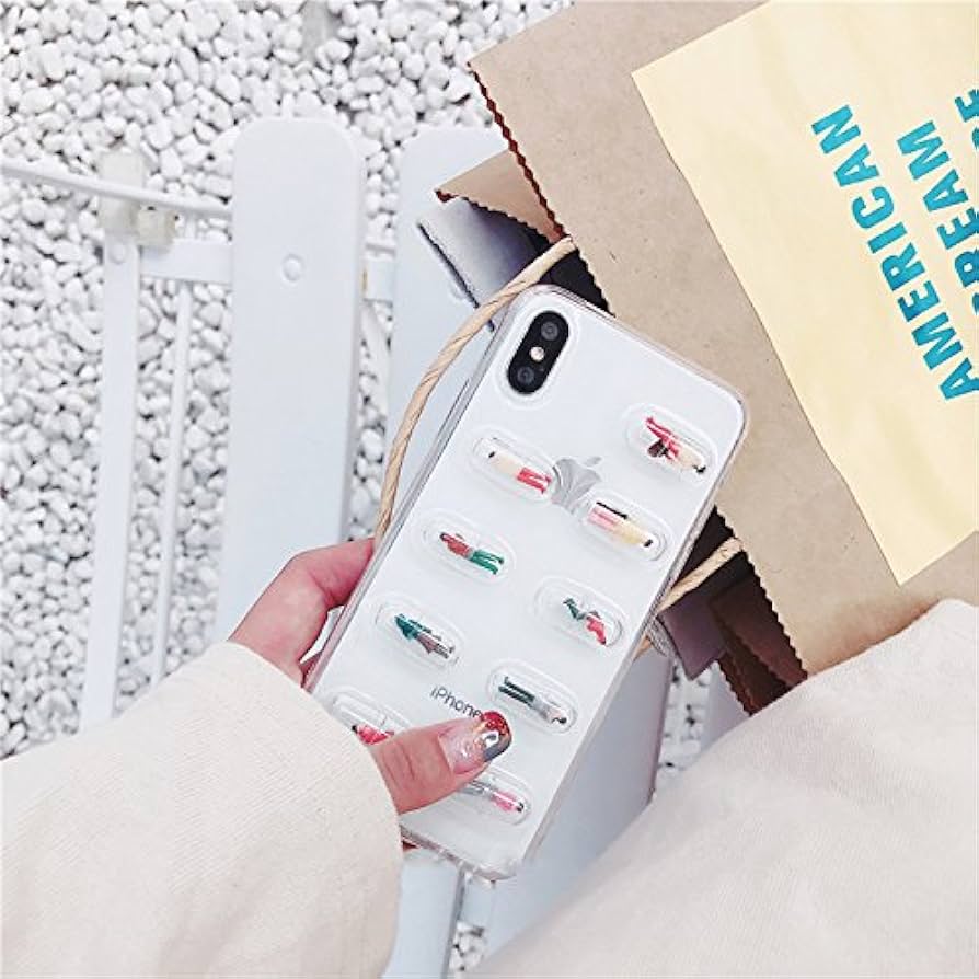 Amazon.co.jp: GuoDuo 男女兼用 iPhone X ケース クリア TPU 3D