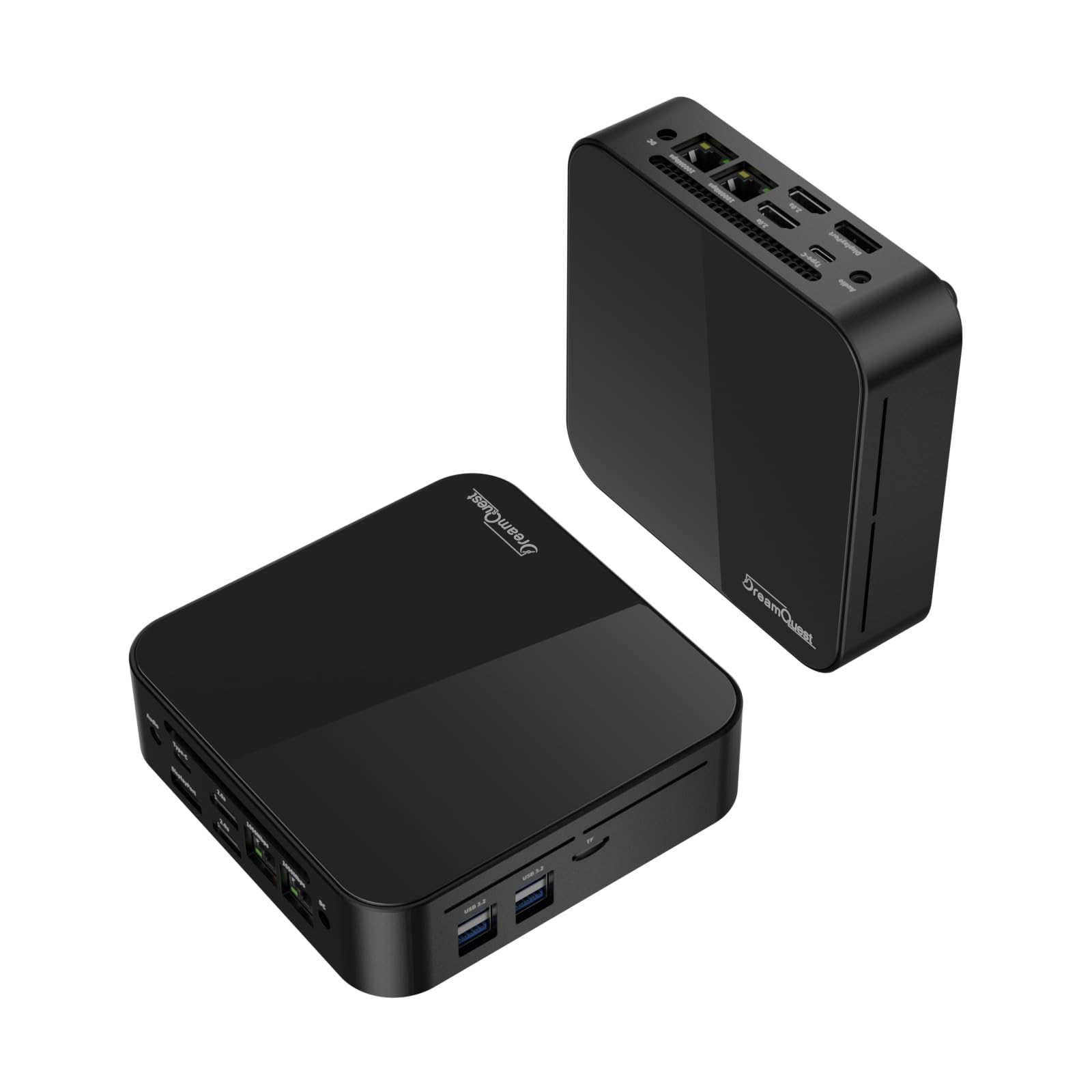 DreamQuest Mini PC Windows 11 Pro, Intel N95 (Besser als N5030) 16GB DDR4 RAM 512GB M.2 SSD, Mini Computer mit Dual LAN, HDMI, Type-C 10Gbps, USB 3.2, WiFi 5.0, BT 5.0, Desktop PC für Büro & Business