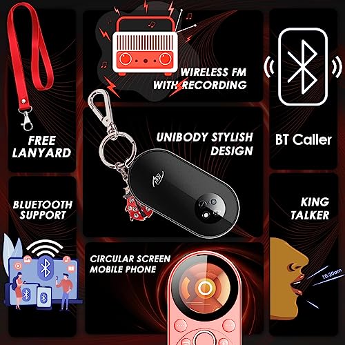 itel Circle 1 Unique Design with Round Screen Mobile Phone,500mAh Battery and 1.32 inch Display BT Call| Black 2