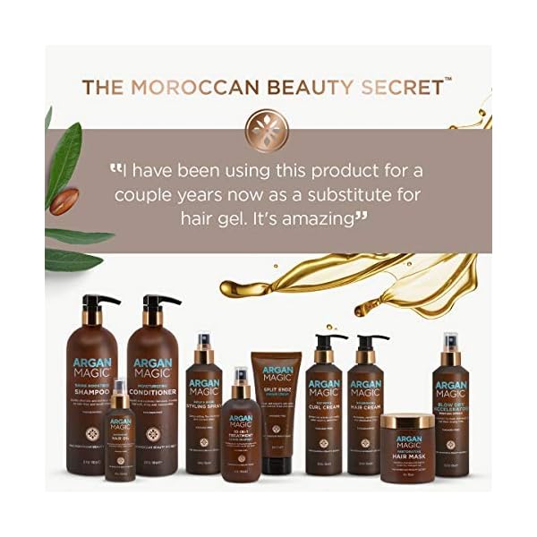 Argan-Magic-Nourishing-Hair-Cream-Hydrates-Conditions-and-Eliminates-Frizz-for-All-Hair-Types-Seals-in-Shine-Made-in-USA-Paraben-Free-Cruelty-Free-85-oz Argan Magic Nourishing Hair Cream - Hydrates, Conditions, and Eliminates Frizz for All Hair Types | Seals in Shine | Made in USA, Paraben Free, Cruelty Free (8.5 oz)