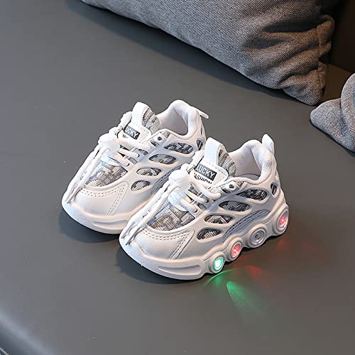 Children LED Light Strip Shoes Canvas Shoes Kids Casual Light Up Walking 2t for Girls4
