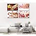 Produktbild cgsmvp Leinwand Modulare Wandmalerei Drucken Yoga Spa Salon Nagel Körpermassage Kunstdrucke Hände Füße Poster Bild/40x60cmx4Pcs-Kein Rahmen