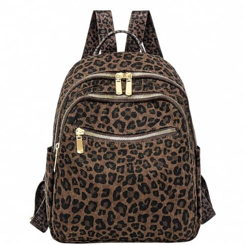 Sac à dos femme imprimé guépard pour ranger vos affaires avec style sans vous encombrer