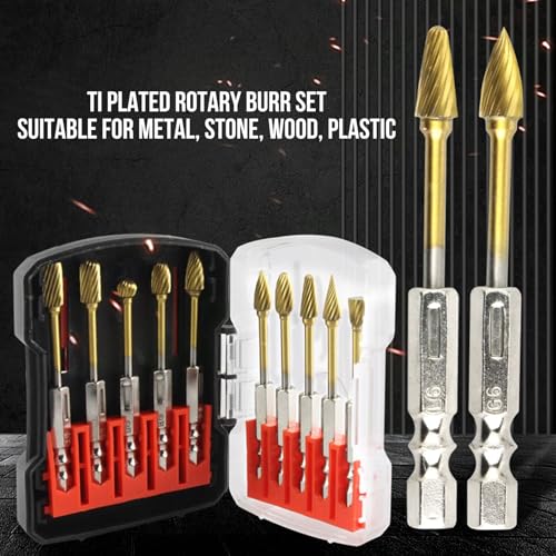 Juego de 10 fresas de carburo de tungsteno AYNEFY miniatura 6