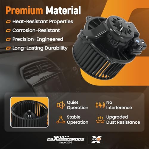 Image of maXpeedingrods 700345 HVAC Heater Fan Blower Motor w /Wheel Fit for Hyundai Ioniq Electric /Hybrid 2017-2019 Plug-in Hybrid 2018-2019; for Kia Forte 2019-2022 NIRO Hybrid 2017-2019# 97113G2000 PM4691