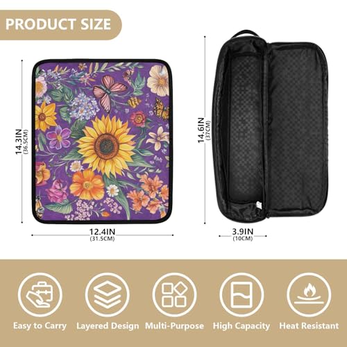 Organizador para herramientas de cabello 2 en 1 con base resistente al calor miniatura 4