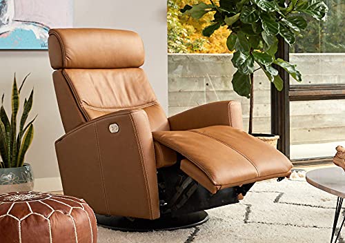 Sillón reclinable piel slate cuero miniatura 2
