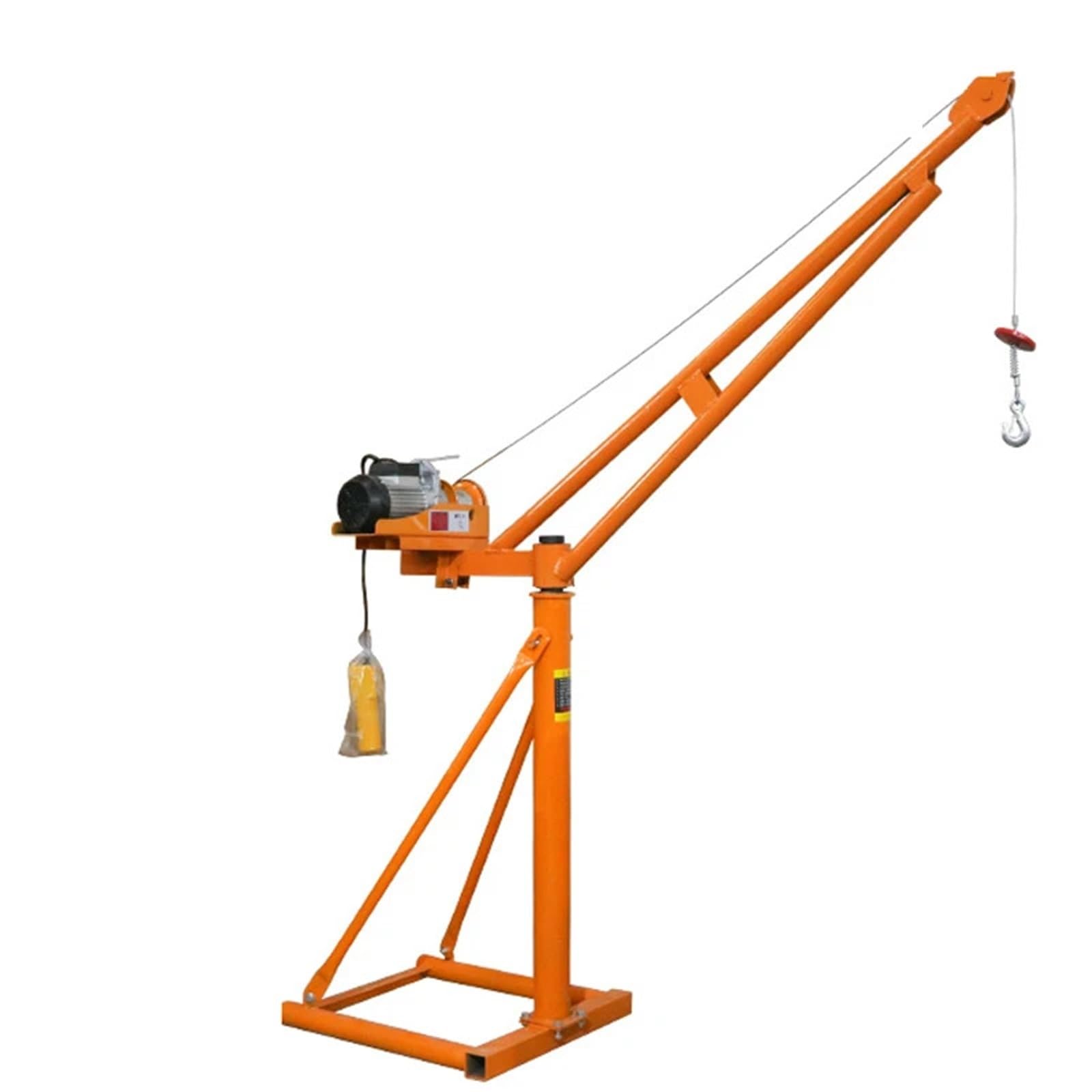 SDdPulse Lifting Tool Outdoor Roof Construction Decoration Electric Lifting Hoist Household Small Hydraulic Lifting Feeding Crane Electric Hoists