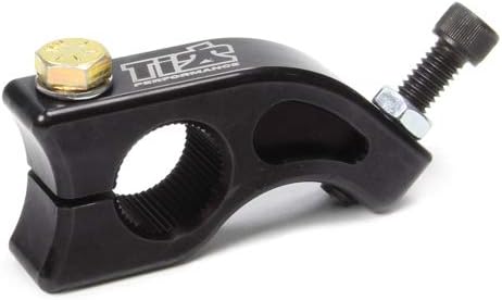 Torsion Arm Stop, 7/8 in Split, Hardware Included, Aluminum, Black Anodize, Micro/Mini- Each