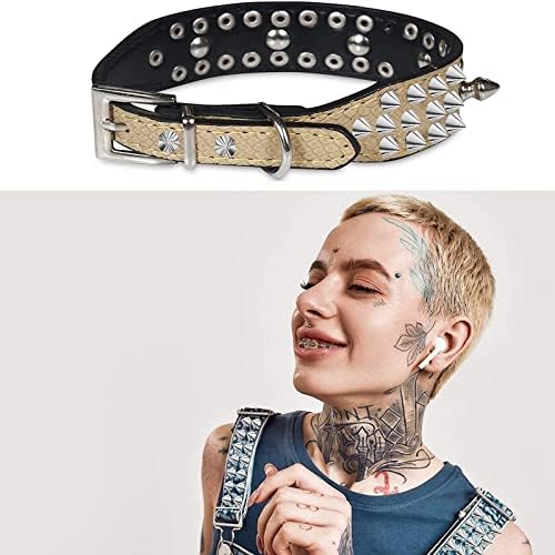 100 Pieces Cone Spikes Studs with Screw 3 Size Metal Punk Spikes Rivet with Screwdriver for DIY Leather Craft Bracelets Necklace Clothing Shoes