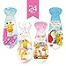 Baby Monthly Stickers By KiddosArt. 24 Pack of 4" NeckTie Stickers. 1 Lilly The Giraffe Sticker Per MONTHS & HOLIDAYS, Neck Tie Month Sticker for Baby. Boy or Girl, Milestone Belly Onesie Stickers