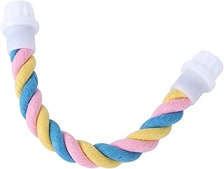 Fenteer Bird Rope Perch Stand Climbing Rope for Parrot Standing Toy, 9.6inch Length