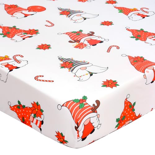 Image of UOMNY Crib Sheet Christmas Fitted Crib Sheets Baby Sheet for Standard Crib and Toddler Mattresses Nursery Bedding Sheet Crib Mattress Sheets for Boys and Girls 1 Pack Space Toddler Sheet