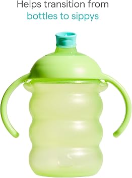 Munchkin Click Lock Baby Cup with Spout |2 Pack | 6m+ |236 ml |Blue/Green