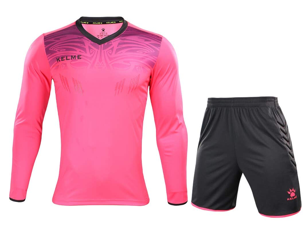 Goalkeeper Jersey Uniform Bundle - Protection Pads on Shirt and Shorts - Kids and Adult