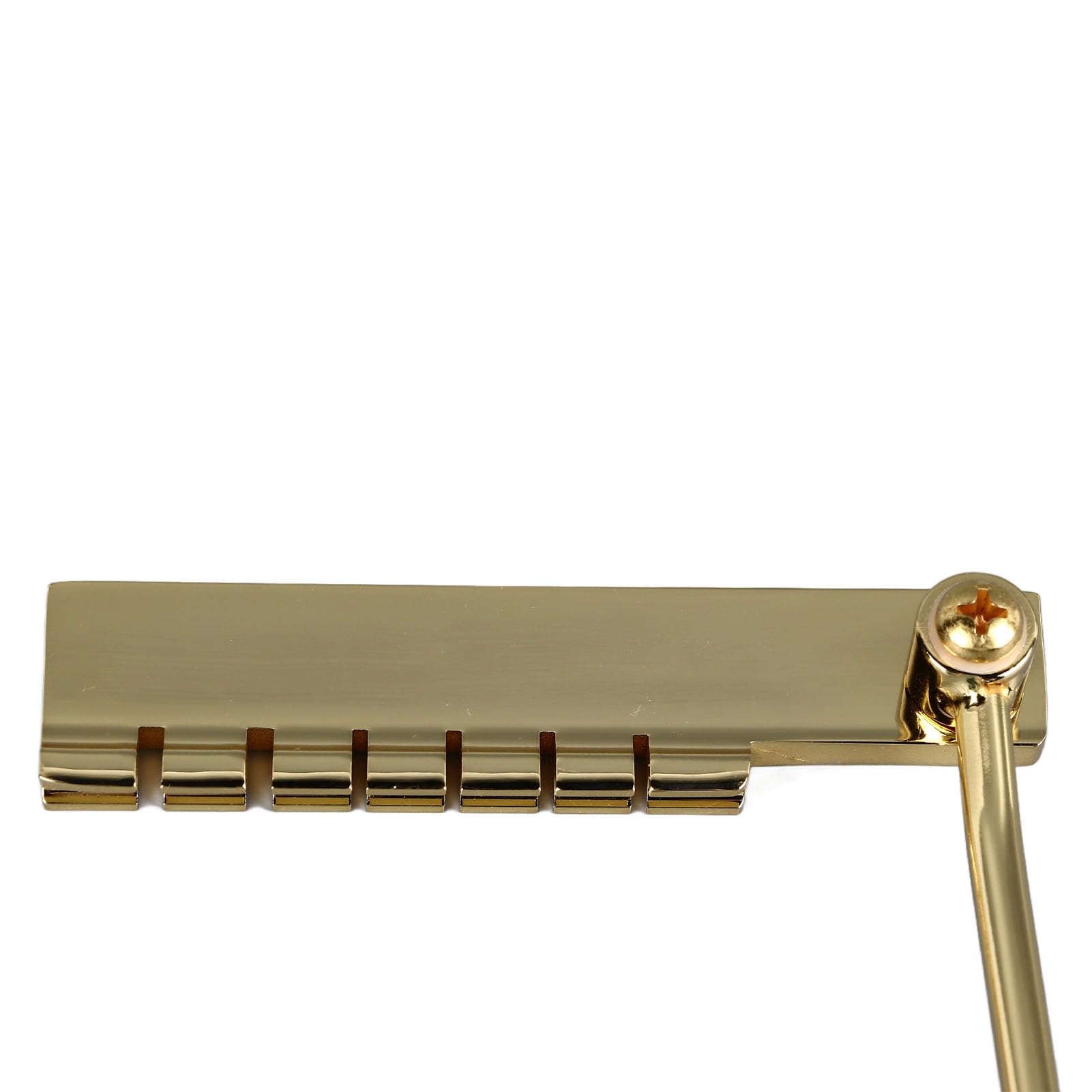 Ponte tremolo di chitarra elettrica con barra di ampiezza regolabile Struttura precisa Struttura in metallo stabile per la serie SG Guitarre elettriche (Colore dorato)