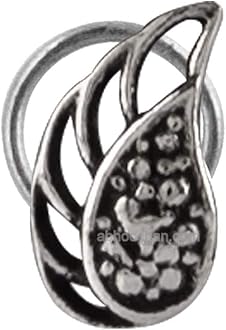 abhooshan Silver Alloy Nose Pin Studs for Women and Girls Stylish and Latest Gift for Wife Friend Mother Sister