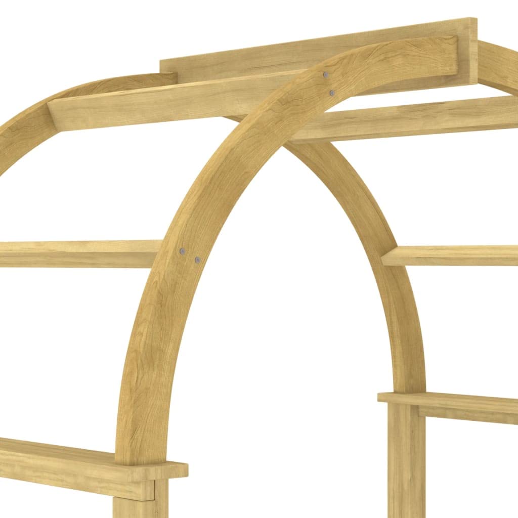 vidaXL Pergola ogrodowa, 141x97x243 cm, impregnowane drewno sosnowe