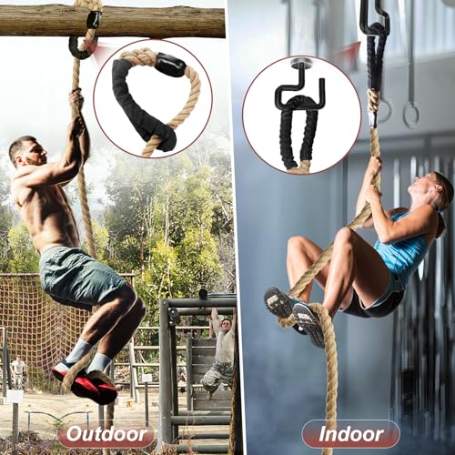 Climbing Rope, 1.5 Inch in Diameter Gym Climbing Rope, No Mounting Bracket Included, Length Available 15Feet by Keepark - Image 4