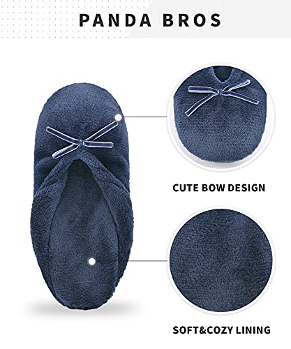 Panda Bros Women's Ballerina Slipper Socks - One Pair Anti-Skid Comfy Warm Ballet Style House Slippers for Indoor Home, Winter, Wedding, and Birthday Gifts for Women3