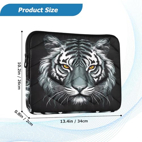 Funda para Laptop 13-14 Pulgadas Impermeable Negra y Blanca miniatura 3