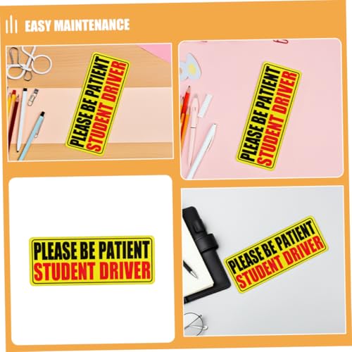 Aimant voiture soyez patient idéal pour la conduite accompagnée
