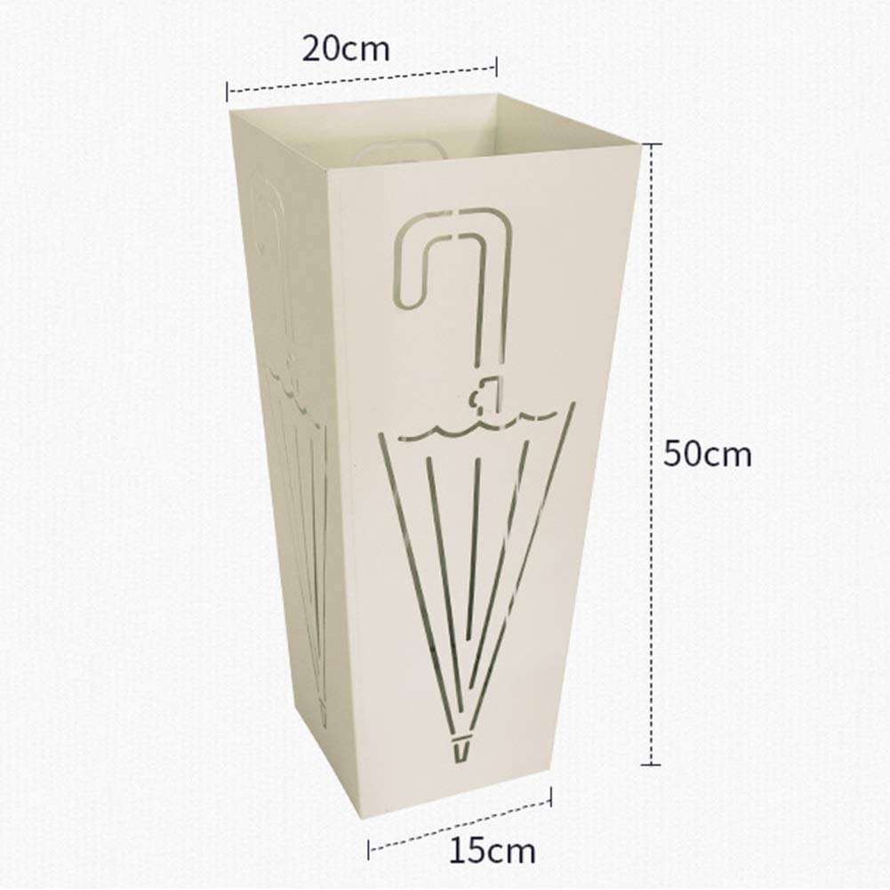 INDIAN DECOR 5015 Umbrella Umbrella Stands Hallway Metal Umbrella Stand with Drip Tray - Indoor Free Standing Umbrella Holder for Canes/Walking Sticks - Made in India 1