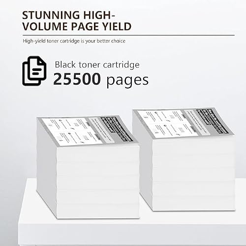 106R02734 Black High Yield Toner Cartridge 1 Pack(25,500 Pages): Compatible 4265 Toner Cartridge Replacement for Xerox WorkCentre 4265 4265X 4265S 4265XF Printer — view 3
