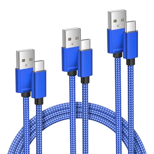 Elebase for iPhone 16 Car Charger Cable 1.5/3.3/6.6FT 3 Pack,Type C Charging Cord for Car iPhone 16 Pro Max Plus 15,Kindle Fire HD 2022 12th,10 9th,8 10th Generation,Samsung Galaxy S24,S23,A54 Flip 6