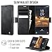 owlhold Handyhülle für Samsung Galaxy Note 20 Ultra hülle klapphülle Premium RFID Lederhülle Faltbare Handytasche Schutzhülle Kartenfach Standfunktion hülle Samsung Galaxy Note 20 Ultra 5G - Schwarz