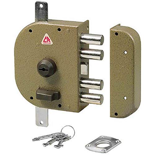 Cr Serrature 3250 C Serratura da Applicare con Scrocco, Entrata Destra, 60 mm Cover