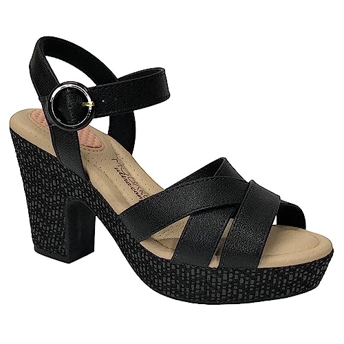 Sandlia Salto Grosso Modare Conforto Com Meia Pata Original - 7165.113 (38)