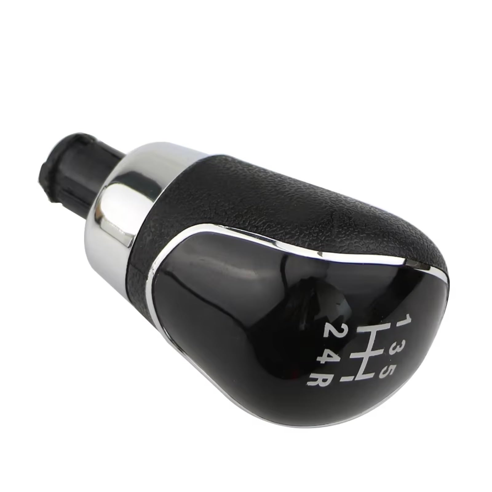 HILLAR Car Gear Stick Knob for Focus 2 3 MK2 MK3 2005-2015 for Fiesta for Ecosport for C-Max for Kuga for S-max 5 6 Speed Manual Car Gear Shift Knob(5 Speed Black)