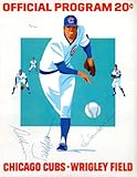 Millan Sanders Unser 1975 Cubs vs Mets Game Program Signed by 4