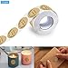 1.5 Inch Handmade with Love Stickers,500 Pcs Baking Kraft Paper Stickers Heart Shape Lables for Baking Packaging,Envelope Seals, Small Business, Stickers Tags for Wedding,Birthday,Party Gift Wrap Bag