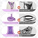 BEAUTYZOO Cat Harness and Leash Set for Walking Escape Proof, Neck Release Adjustable Harness for Kitten Puppy Small Medium Large Cats, Soft Cute Easy Control Small Cat Harness for Cats Boy and Girls - Image 4