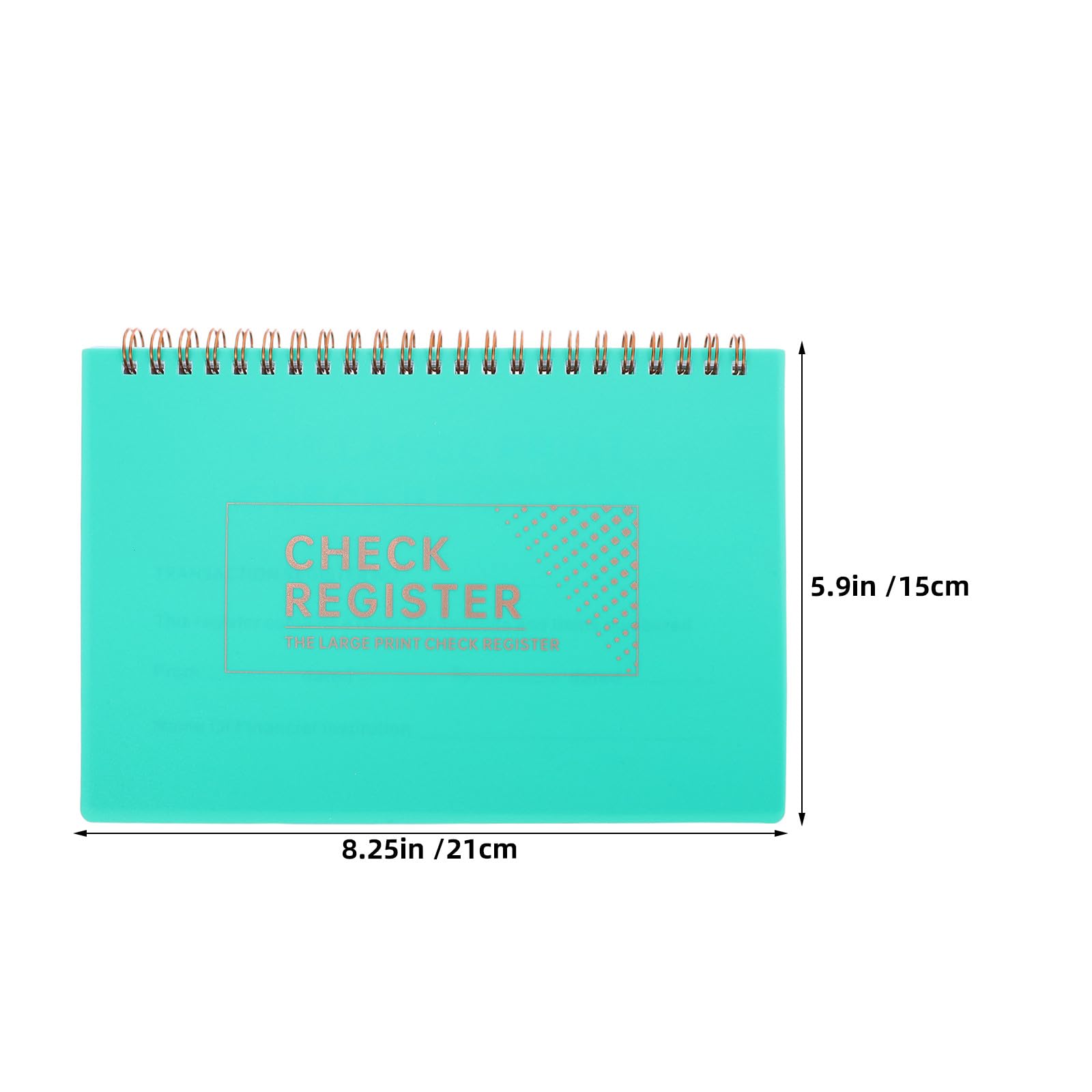 Artibetter Lot de 2 carnets de chèques : Carnet de suivi des finances personnelles avec livres de comptes pour particuliers, format 21 x 15 cm. Registre de comptes courants pour petites entreprises.