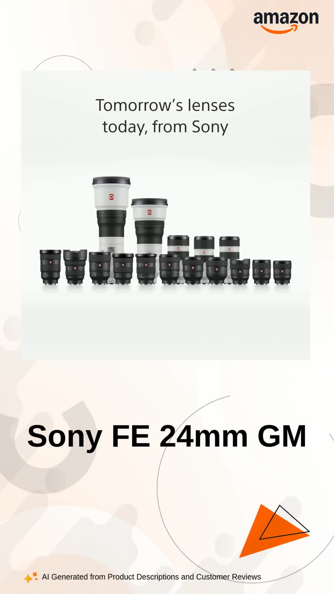 Sony FE 24mm F1.4 GM : Amazon.in: Electronics