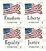 USPS Forever Stamps Four Flags ATM Sheet of 18 x Forever US Postage Stamps