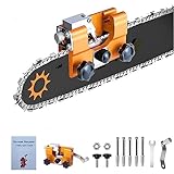 Chainsaw Sharpener, Portable Chain Saw Sharpening Tool Set, Sharpener File Table, Quick Sharpening,