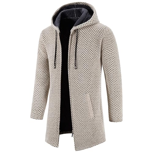 Manteau à capuche épais pour homme : oubliez le froid cet hiver