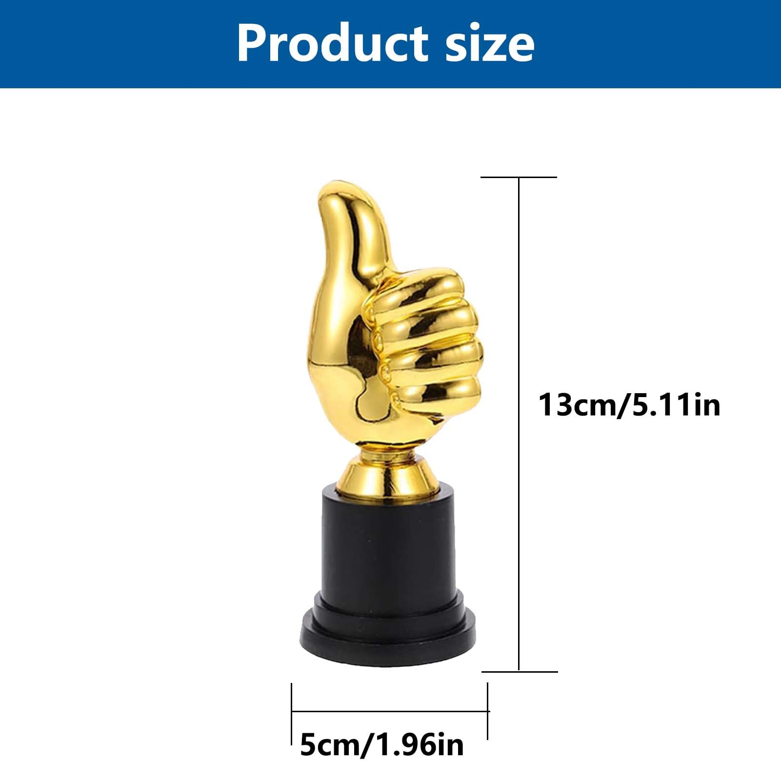 4 Pièces Trophees et Coupes, Trophée Bravo, Mini-Trophée Récompense Enfant, Trophées en Plastique Support Medaille, Trophée Personnalisé pour Diverses Compétitions Sportives, Récompenses, Fêtes