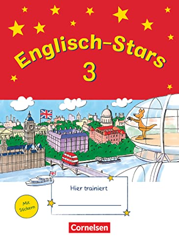 Englisch-Stars - 3. Schuljahr - Übungsheft mit Lösungsheft: Übungsheft - Mit Lösungen (Englisch-Stars, Allgemeine Ausgabe, 3. Schuljahr)