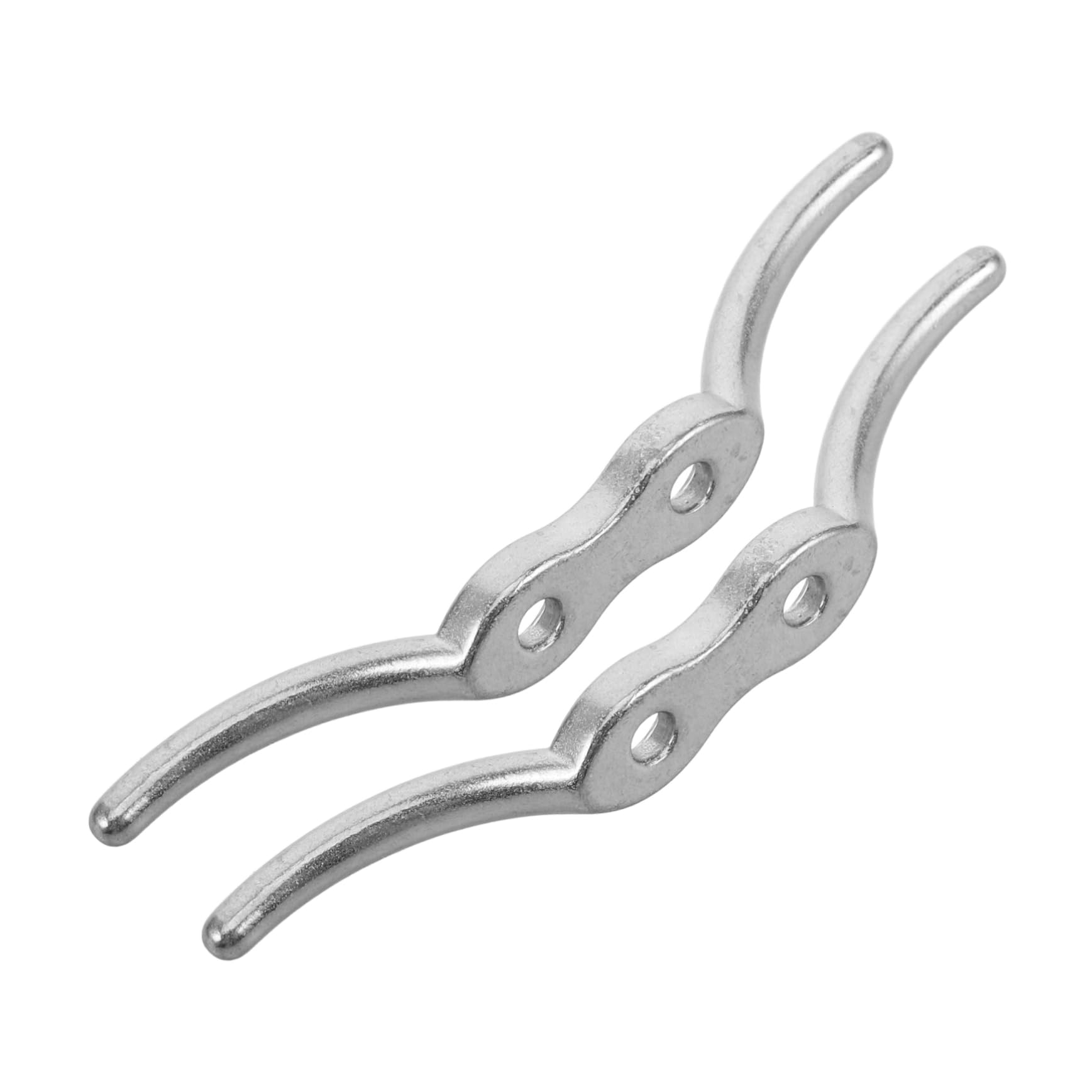 BCOATH 2pcs Stainless Steel Cleats for Boats Heavy Duty Dock Cleat with Screws Replacement for Canoes and Yachts Easy Installation for Secure Anchoring