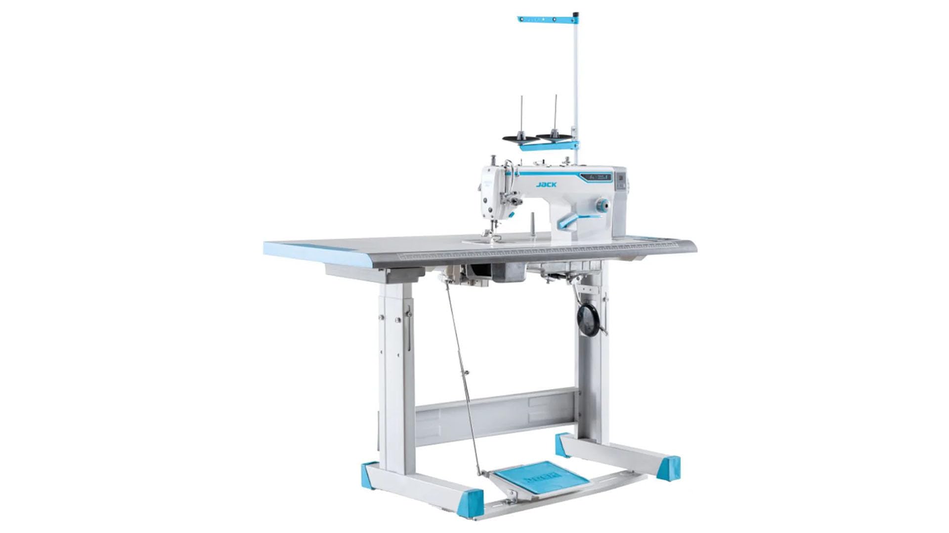 GDG Jack F6 Macchina per Cucire Industriale Lineare a Punto Annodato | Lineare AI AMH1, Fortress Electric 110-295V, 5.000 rpm, piedino 5-13 mm. Per tutti i tessuti senza regolazioni manuali.