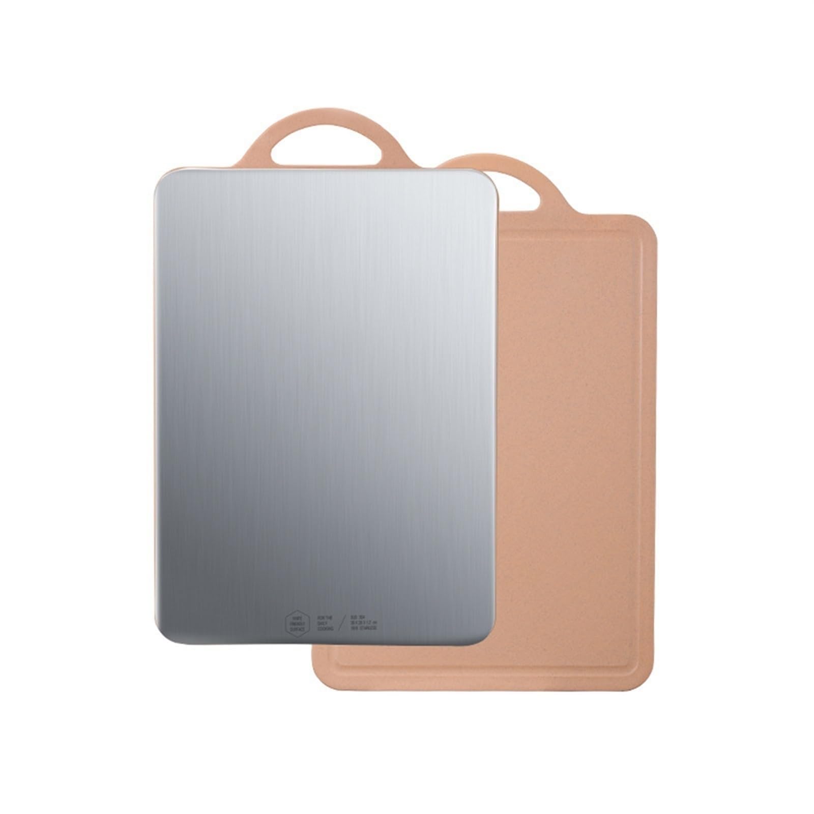 Juego de tablas de cortar portátiles para cocina, juego de tablas de cortar flexibles, fáciles de limpiar (rosa, tamaño A2)