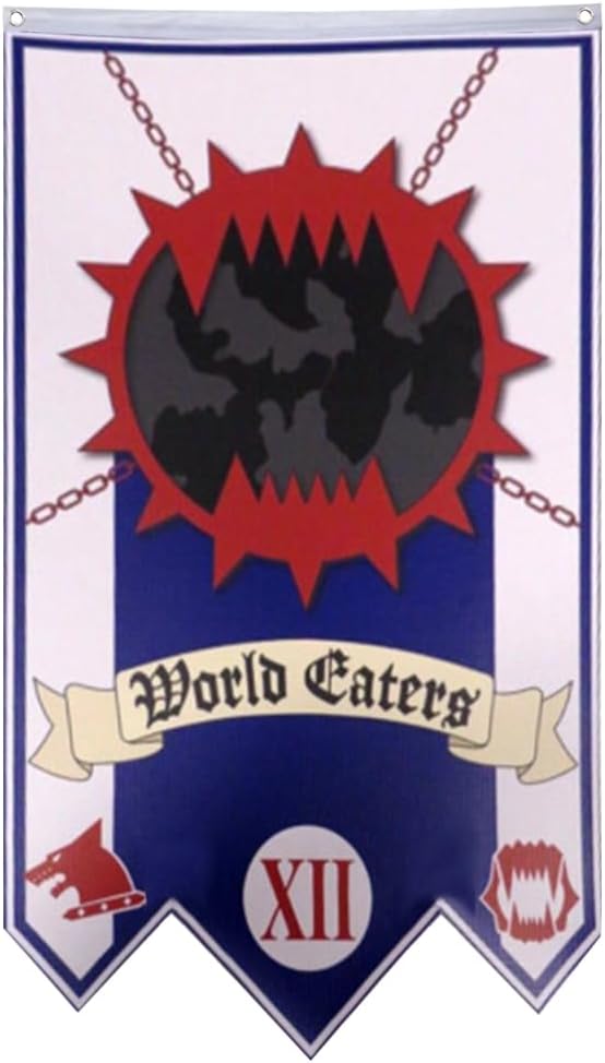 World Eaters Legion Flag 30x50inch Garden house banner Decor Double Stitched Polyester with Brass Grommets (XII M-Shape)