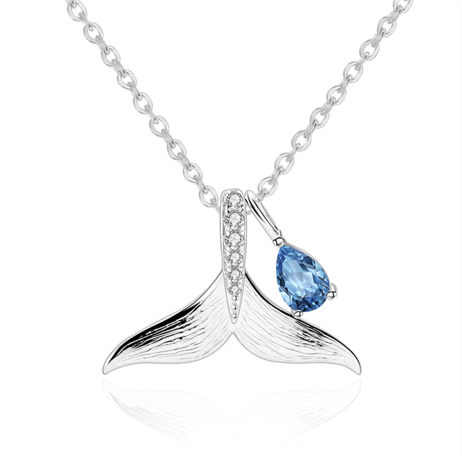 Collier queue de sirène en argent, le cadeau parfait chargé de magie - 8